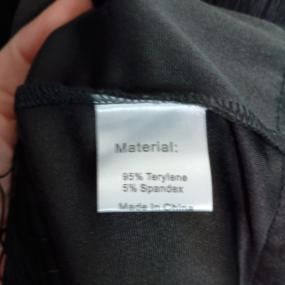 AOMEI Women's Black High Waist Fringe Tiered Pencil Midi Skirt_XL - Picture 6 of 6